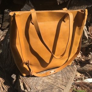 Madewell leather tote